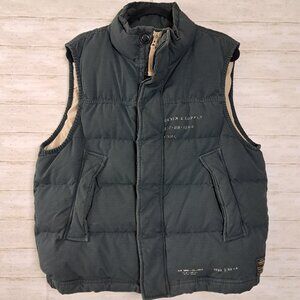 Denim & Supply Ralph Lauren Down Puffer Field Vest L